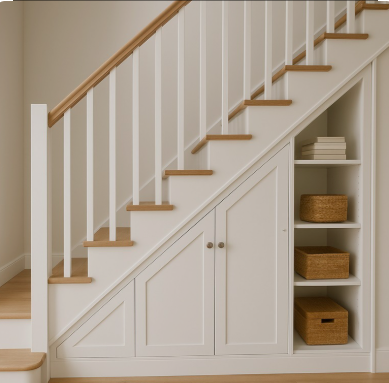 Bespoke under-stairs storage project